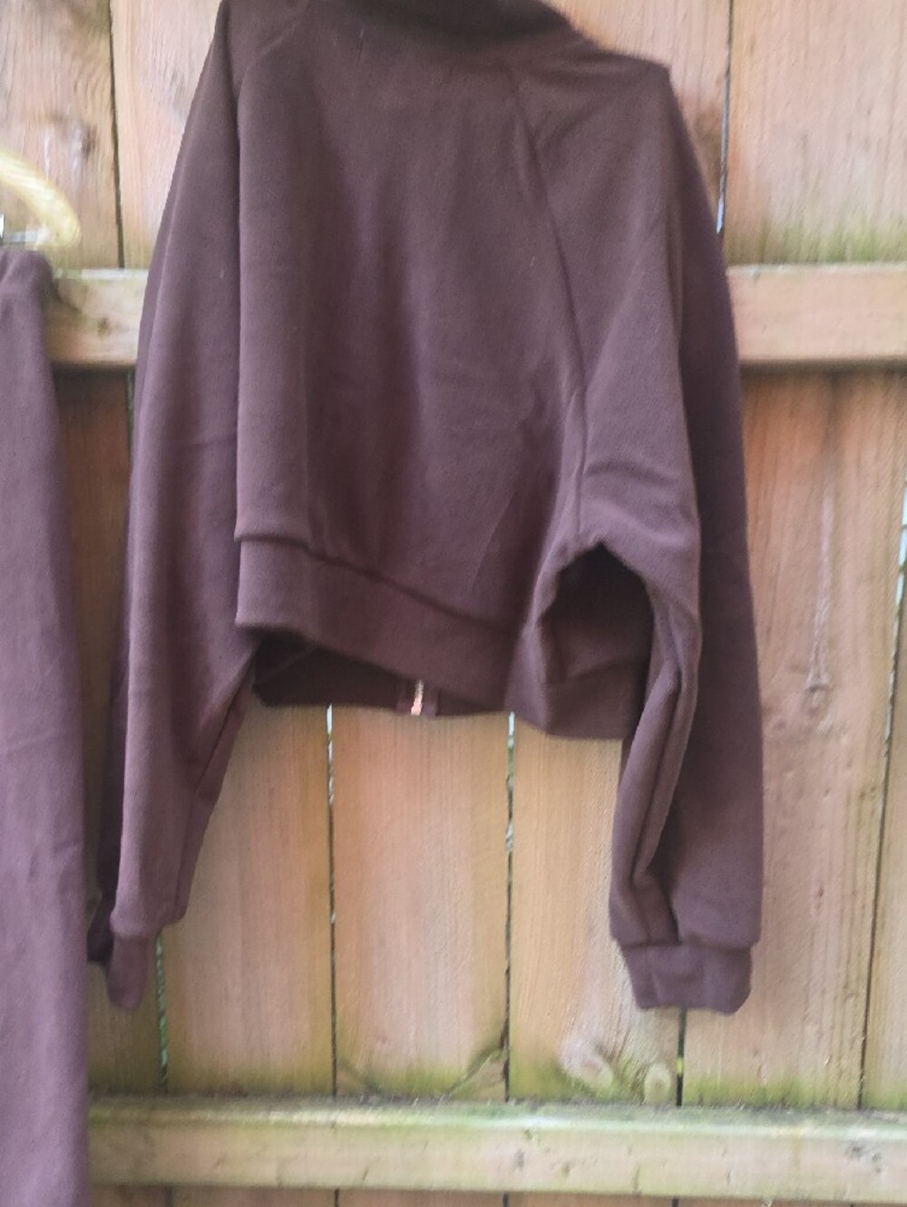 Brown Lounge Pants & Zip Jacket Set - Picture 4 of 5